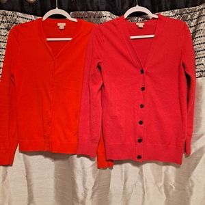2 J Crew Cardigans